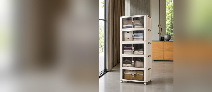 Storage cupboard at home